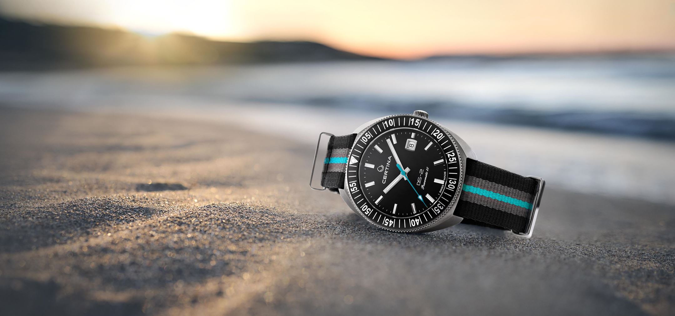 CERTINA DS-2 TURNING BEZEL SEA TURTLE CONSERVANCY TITANIUM C024.607.48.051.10